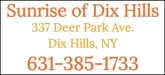 Sunrise of Dix Hills Sponsorship Banner